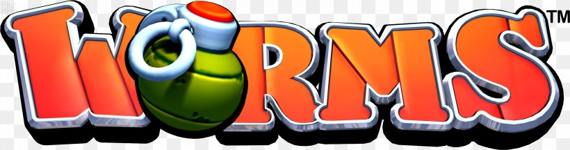 Worms 2: Armageddon Worms 3D PlayStation 3, PNG, 2984x790px, Worms 2 Armageddon, Artillery Game, Brand, Game, Logo Download Free