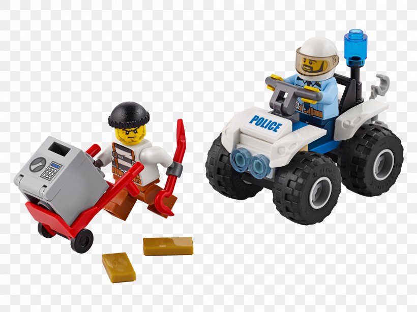 Amazon.com LEGO 60135 City ATV Arrest Lego City Toy, PNG, 2400x1799px, Amazoncom, Construction Set, Lego, Lego City, Lego Minifigure Download Free