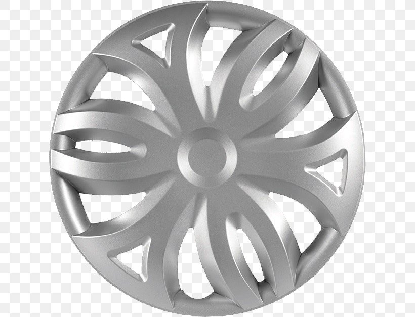 Car Hubcap Alloy Wheel Silver, PNG, 628x627px, Car, Alloy Wheel, Auto Part, Automotive Wheel System, Black And White Download Free