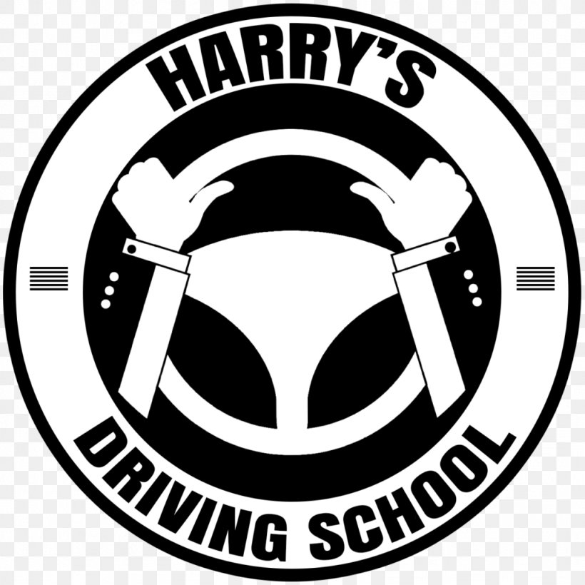 Harry's Driving School Driver's Education, PNG, 1024x1024px, School, Area, Black And White, Brand, Class Download Free