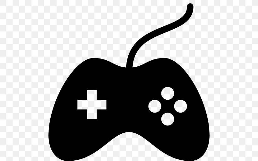 Joystick Game Controllers, PNG, 512x512px, Joystick, Black And White, Computer, Computer Software, Game Controller Download Free