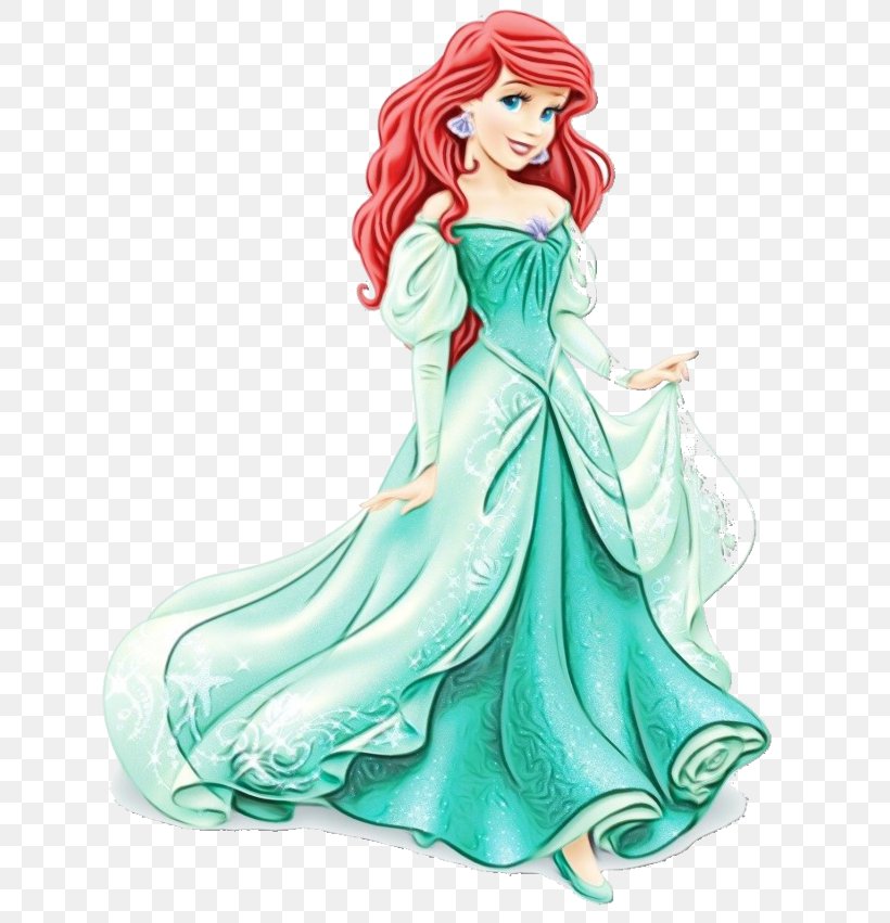 Figurine Cartoon Gown Dress Toy, PNG, 700x851px, Watercolor, Cartoon, Costume Design, Doll, Dress Download Free