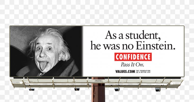 Billboard The Foundation For A Better Life Albert Einstein Advertising Never Let The Fear Of Striking Out Get In Your Way., PNG, 1200x630px, Billboard, Advertising, Albert Einstein, Babe Ruth, Brand Download Free
