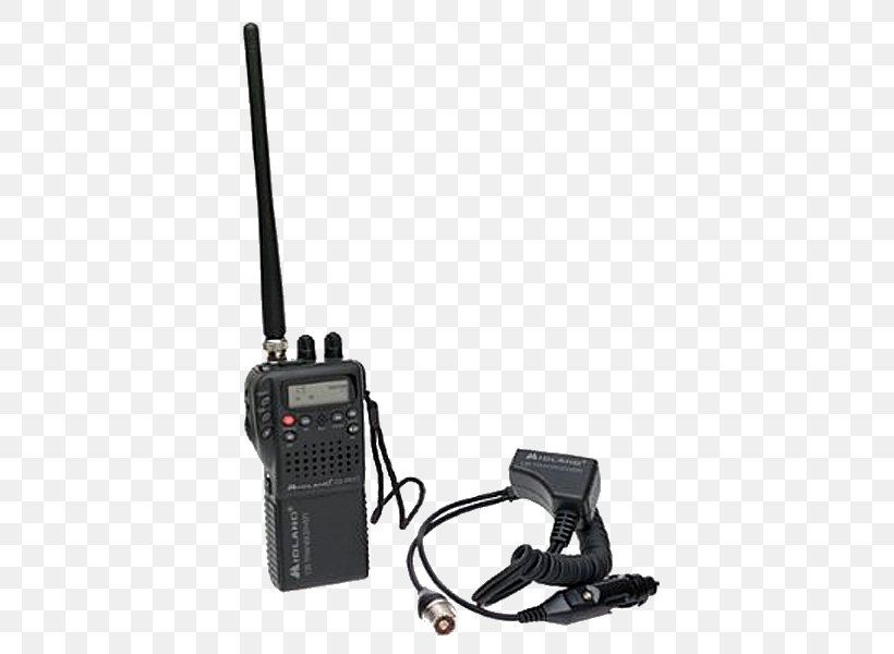 Citizens Band Radio Microphone Midland Radio Midland 75 822 40-channel CB Radio, PNG, 600x600px, Citizens Band Radio, Aerials, Amateur Radio, Camera Accessory, Communication Accessory Download Free