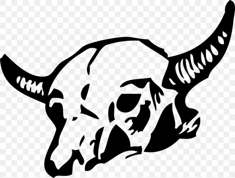 Texas Longhorn Skull Drawing Clip Art, PNG, 949x720px, Texas Longhorn, Artwork, Black, Black And White, Bone Download Free