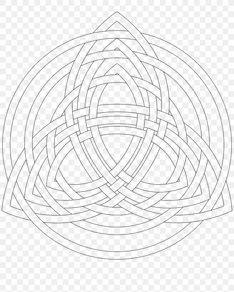 Celtic Knot Coloring Book Triquetra Trinity Celtic Art, PNG, 1280x1600px, Celtic Knot, Area, Black And White, Celtic Art, Celtic Polytheism Download Free