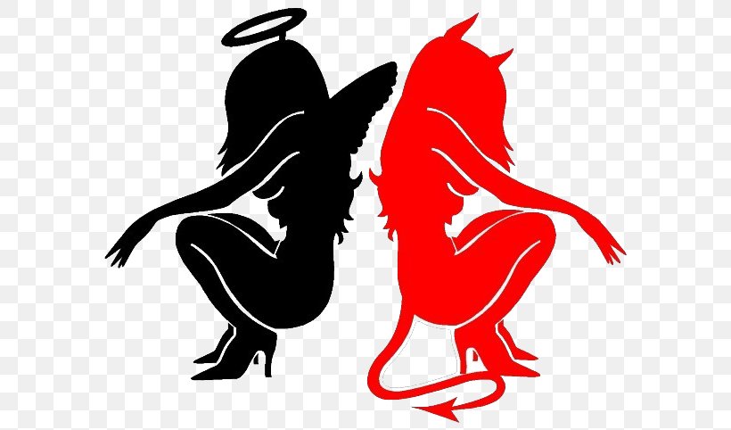 Devil Shoulder Angel Demon, PNG, 600x482px, Devil, Angel, Art, Artwork, Beak Download Free