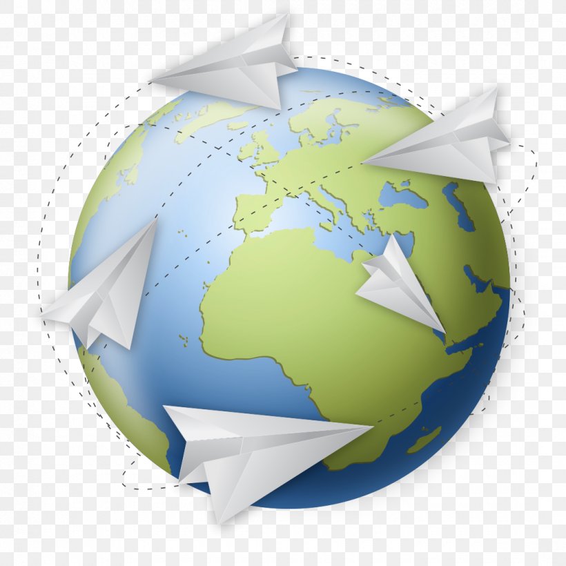 Earth Airplane Paper, PNG, 1080x1080px, Earth, Airplane, Creativity, Designer, Globe Download Free