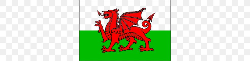 Flag Of Wales Welsh Dragon, PNG, 300x200px, Wales, Art, Cartoon, Dragon, English Download Free