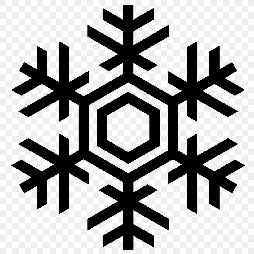 Snowflake Euclidean Vector Clip Art, PNG, 2500x2500px, Snowflake, Autocad Dxf, Black And White, Crystal, Ice Crystals Download Free
