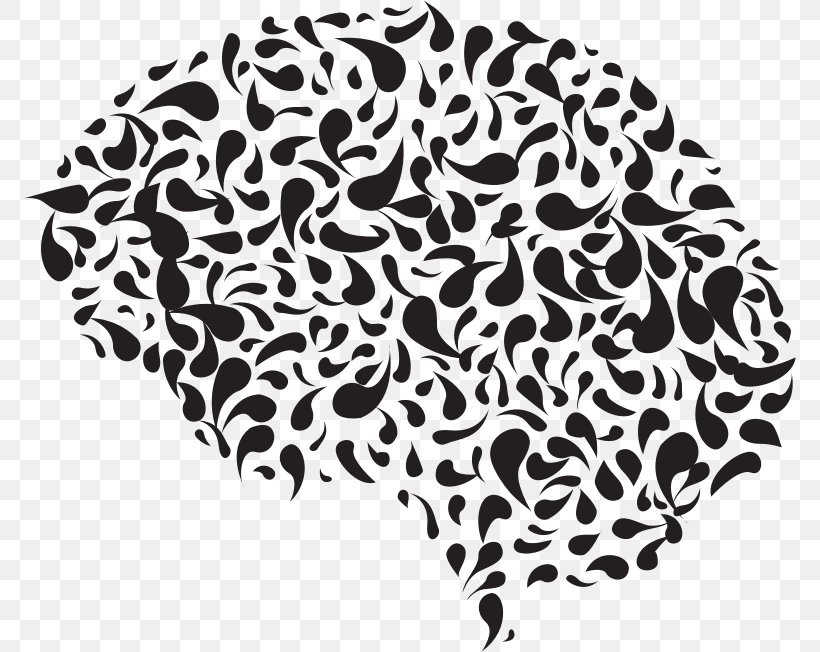 Clip Art Human Brain Neuron Openclipart, PNG, 772x652px, Brain, Big Cats, Black, Black And White, Brain Initiative Download Free