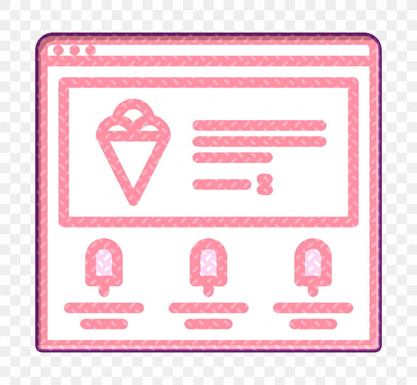 Seo And Web Icon Ice Cream Icon Ice Cream Icon, PNG, 1244x1148px, Seo And Web Icon, Ice Cream Icon, Pink, Rectangle, Text Download Free