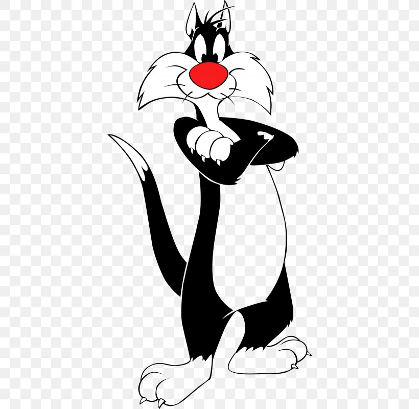 Sylvester Cat Tweety Yosemite Sam Looney Tunes, PNG, 800x800px, Watercolor, Cartoon, Flower, Frame, Heart Download Free