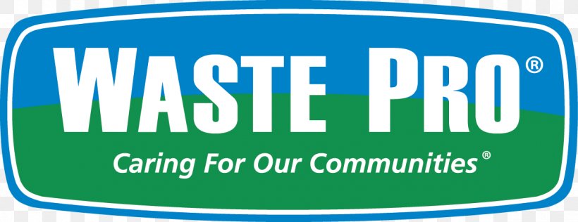 Waste Pro USA Inc Waste Management Winter Park Recycling, PNG, 1183x456px, Waste Pro Usa Inc, Area, Banner, Blue, Brand Download Free