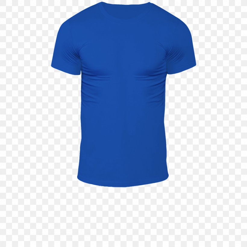 T-shirt Shoulder, PNG, 1024x1024px, Tshirt, Active Shirt, Blue, Cobalt Blue, Electric Blue Download Free