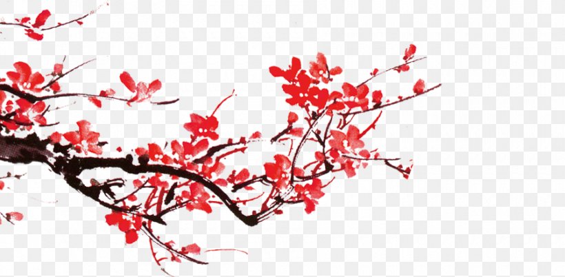 China Petal Plum, PNG, 900x442px, China, Art, Blossom, Branch, Cherry Blossom Download Free