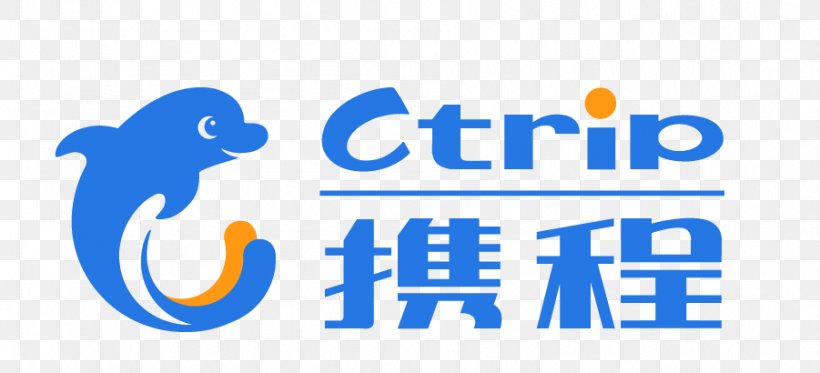 Ctrip Business Travel China Logo, PNG, 901x410px, Ctrip, Area, Blue, Brand, Business Download Free