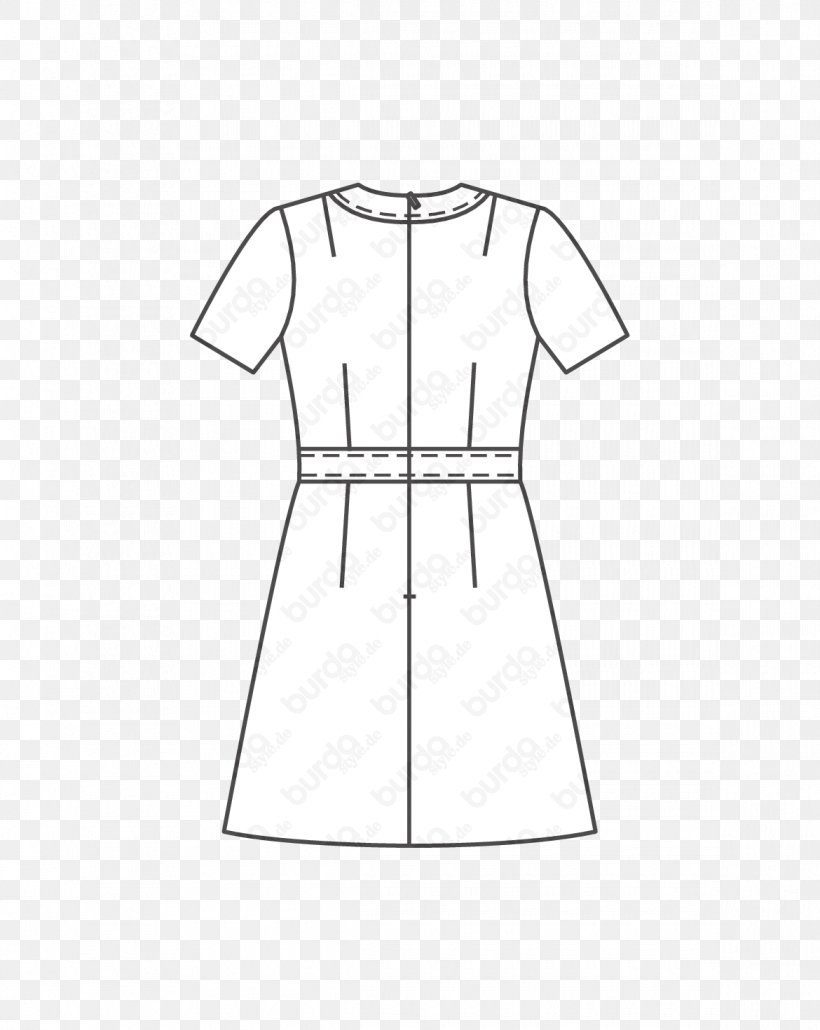 Pattern T-shirt Sleeve Dress Fashion, PNG, 1170x1470px, Tshirt, Aline, Black, Black And White, Burda Style Download Free