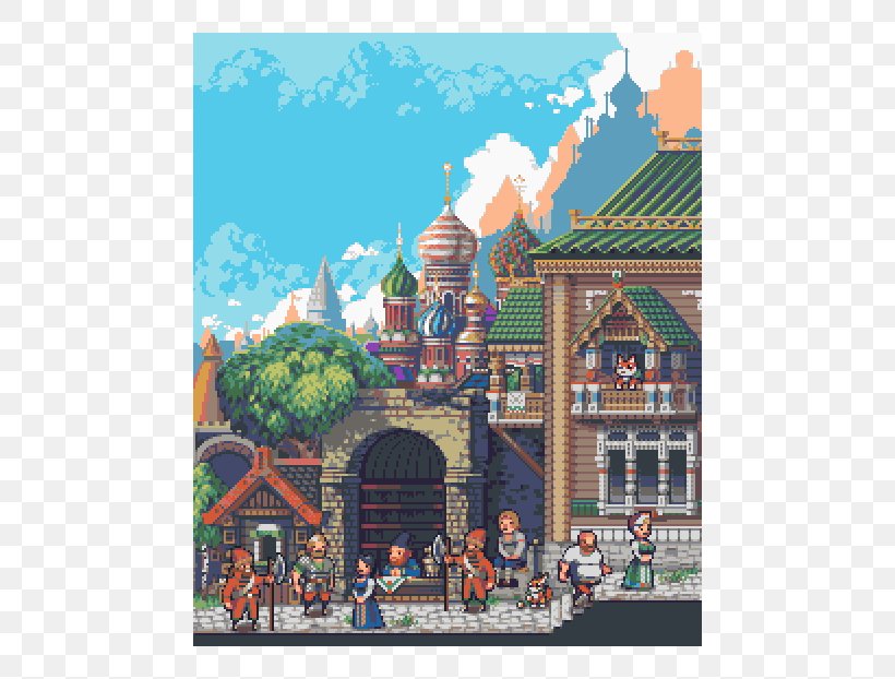 Pixel Art Art Game Video Game Art, PNG, 540x622px, Pixel Art, Art, Art Game, Building, Drawing Download Free