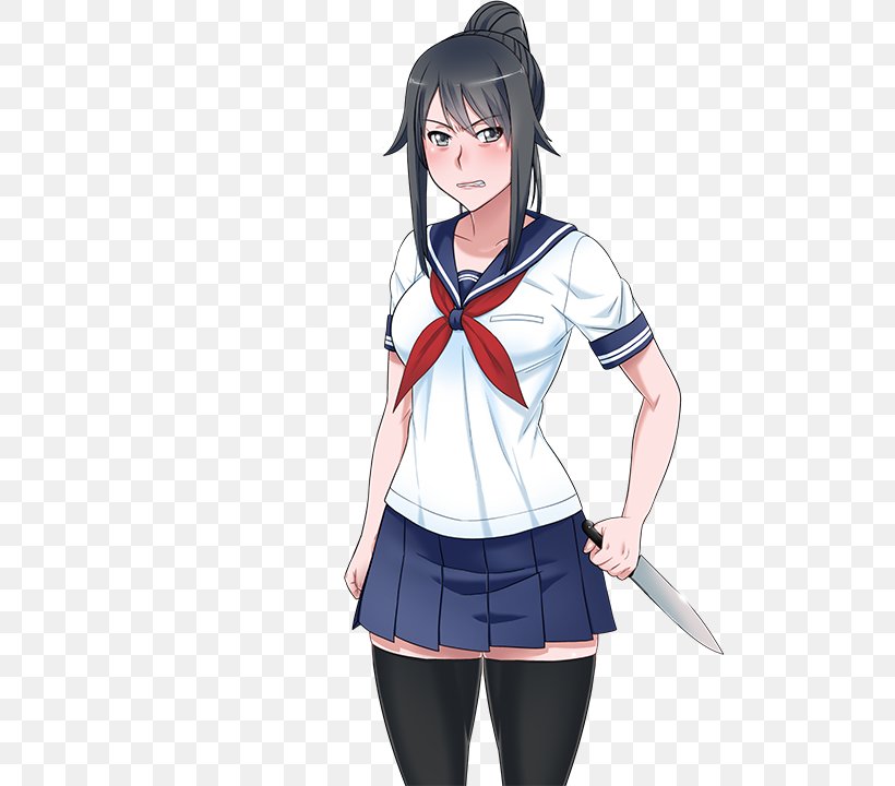 Yandere Simulator Love, PNG, 508x720px, Watercolor, Cartoon, Flower, Frame, Heart Download Free