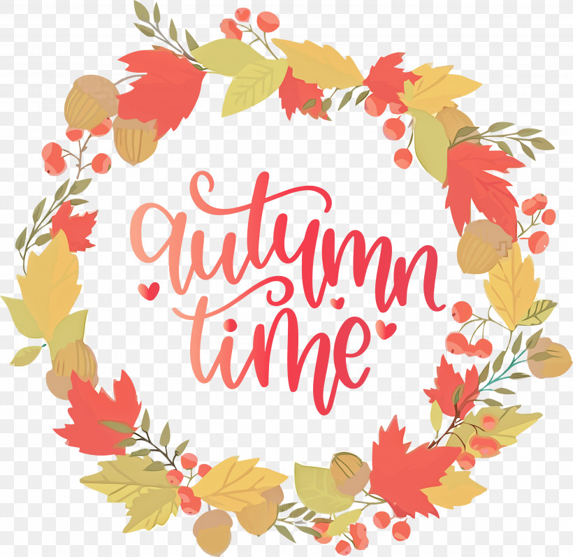 Autumn Time Happy Autumn Hello Autumn, PNG, 3000x2919px, Autumn Time, Autumn, Autumn Leaf Color, Color, Garland Download Free