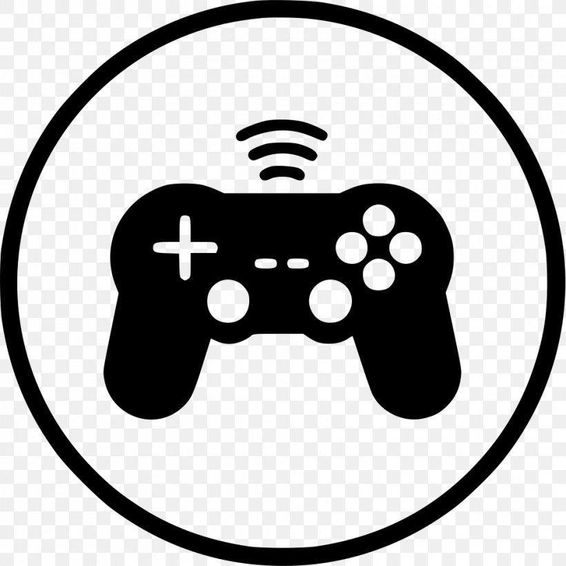 Game Controllers Xbox 360 Controller Clip Art Joystick Gamepad, PNG, 981x980px, Game Controllers, Area, Black, Black And White, Game Controller Download Free