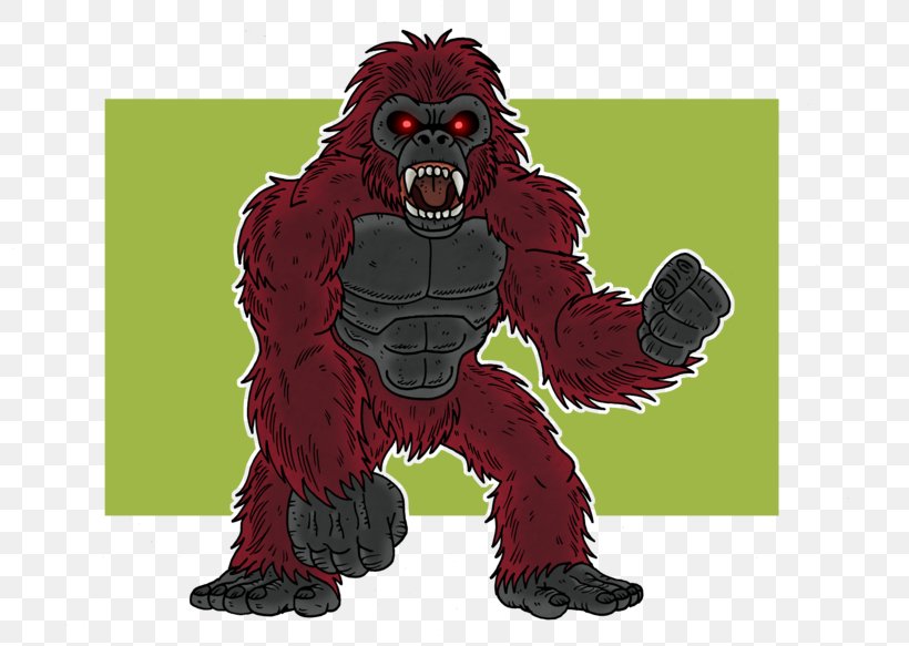 Gorilla Primal Rage Drawing DeviantArt, PNG, 800x583px, Gorilla, Ape, Art, Art Museum, Artist Download Free