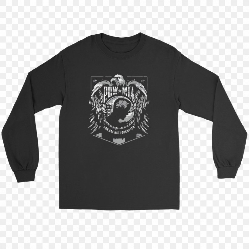 Long-sleeved T-shirt Hoodie Clothing, PNG, 1000x1000px, Tshirt, Black, Bluza, Brand, Clothing Download Free