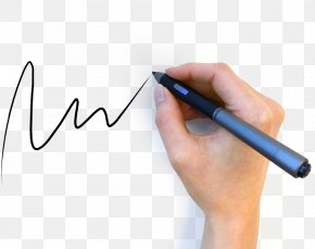 Hand With Pen - Pen Ace Options AB Touchscreen Writing PNG