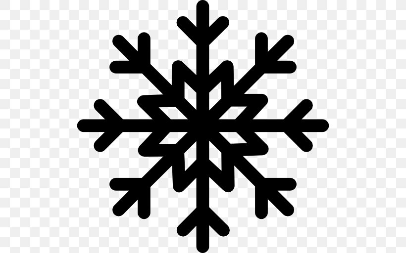 Snowflake Shape, PNG, 512x512px, Snowflake, Black And White, Leaf, Royaltyfree, Shape Download Free
