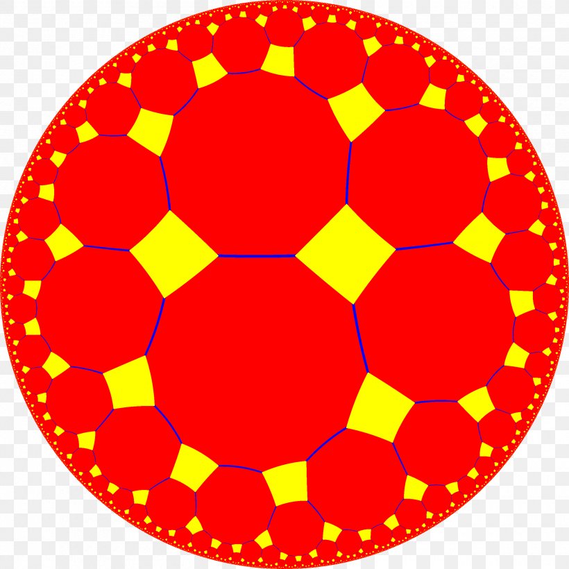 Tessellation Uniform Tilings In Hyperbolic Plane Truncated Order-5 Pentagonal Tiling, PNG, 2520x2520px, Tessellation, Area, Ball, Football, Geometry Download Free