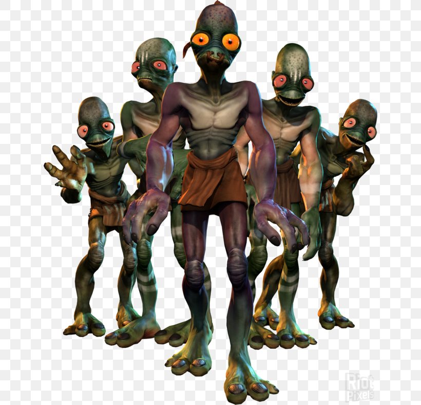 Oddworld: New 'n' Tasty! Oddworld: Abe's Oddysee Oddworld: Abe's Exoddus Oddworld: Munch's Oddysee Oddworld: Stranger's Wrath, PNG, 650x788px, Abe, Action Figure, Armour, Fictional Character, Figurine Download Free