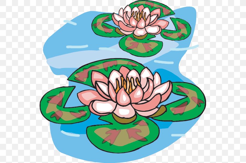 Clip Art Pond Openclipart Illustration, PNG, 555x544px, Pond, Art, Artwork, Cut Flowers, Flora Download Free