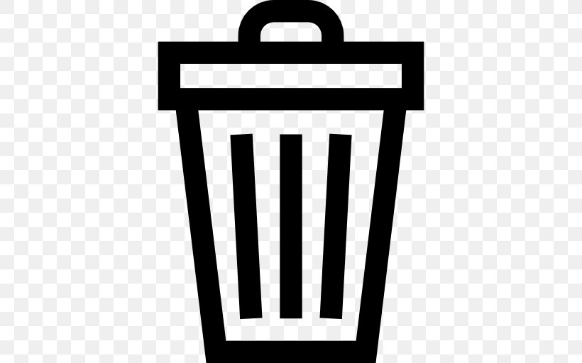 Rubbish Bins & Waste Paper Baskets Recycling Municipal Solid Waste, PNG, 512x512px, Rubbish Bins Waste Paper Baskets, Black, Black And White, Brand, Flat Design Download Free