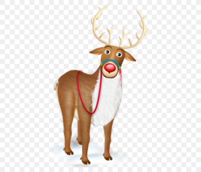 Rudolph Reindeer Santa Claus Icon, PNG, 700x700px, Rudolph, Antler, Apple Icon Image Format, Christmas, Christmas Ornament Download Free