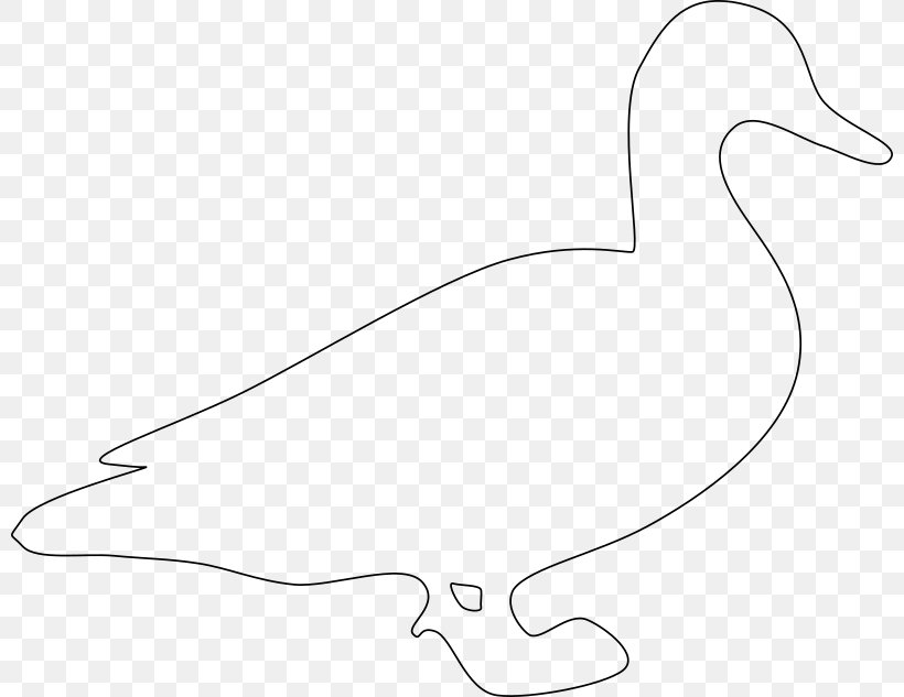 Duck Goose Line Art Clip Art, PNG, 800x633px, Duck, Artwork, Beak, Bird, Black And White Download Free