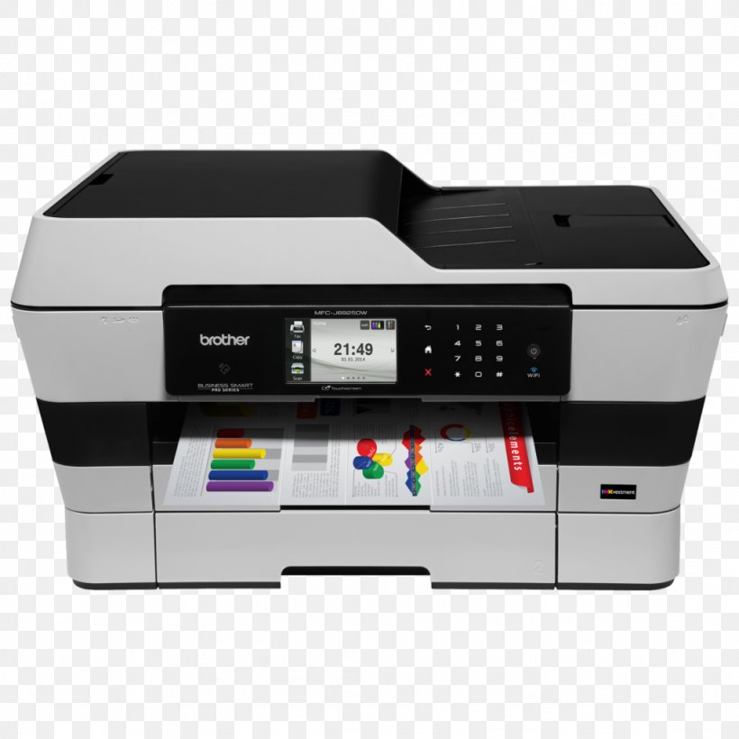 Ink Cartridge Printer Brother Industries Inkjet Printing Brother MFC-J6925DW, PNG, 1024x1024px, Ink Cartridge, Brother Industries, Color, Electronic Device, Electronics Download Free