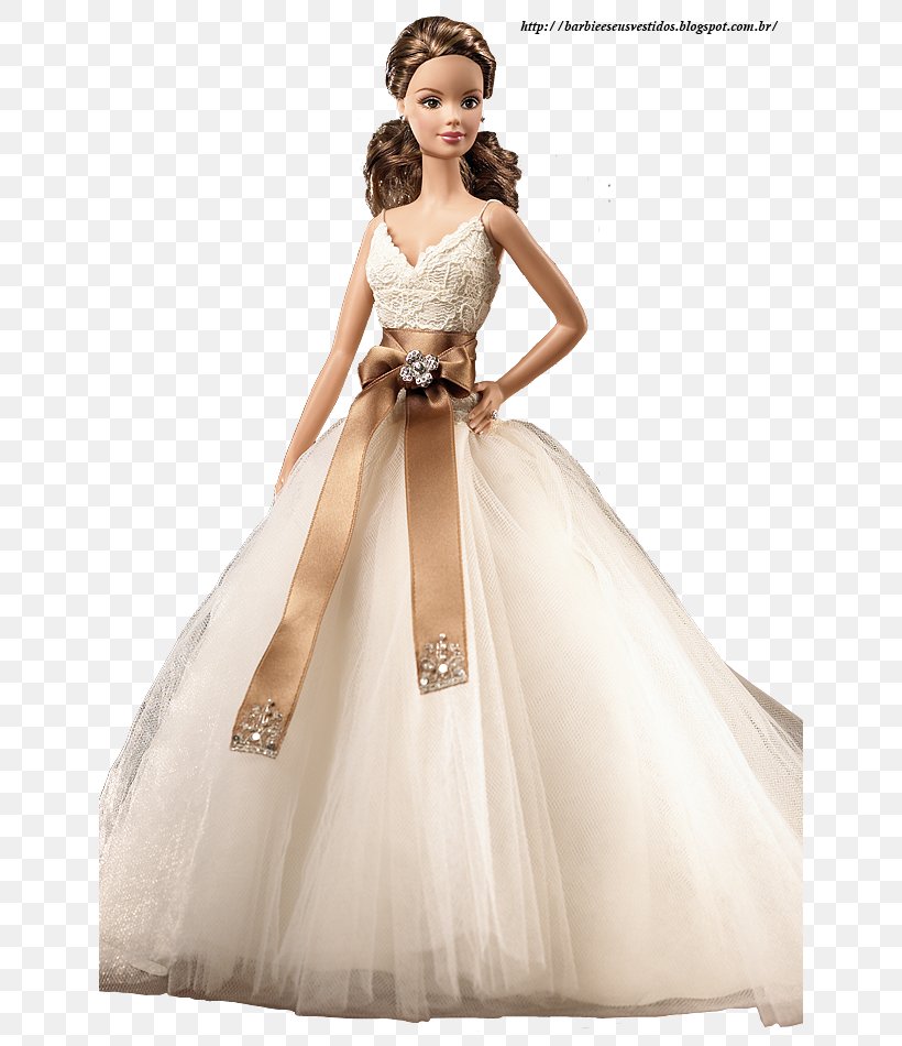 blushing orchid bride barbie