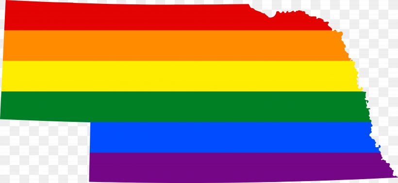 Flag Of Nebraska LGBT Rainbow Flag Bisexuality, PNG, 7414x3411px, Watercolor, Cartoon, Flower, Frame, Heart Download Free