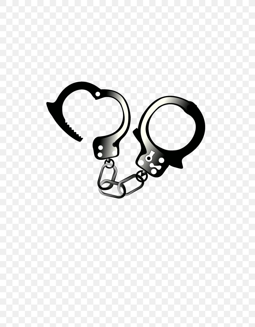 Handcuffs Police Clip Art, PNG, 744x1052px, Handcuffs, Arrest, Black And White, Blog, Body Jewelry Download Free