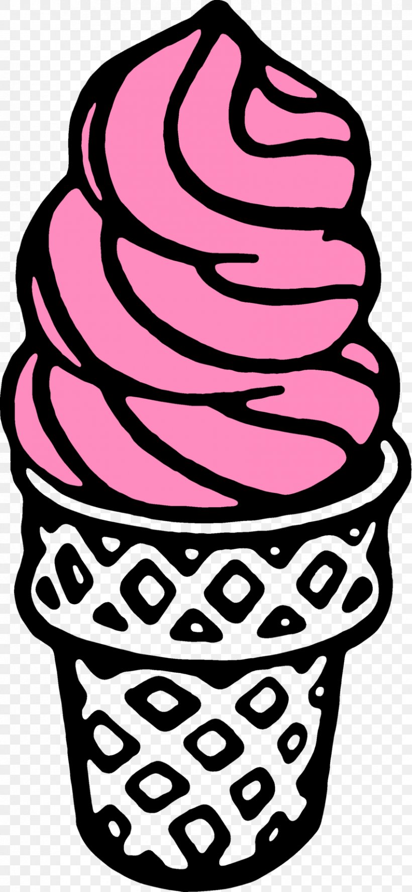 Ice Cream Cones Soft Serve Frozen Yogurt, PNG, 850x1838px, Ice Cream Cones, Artwork, Barquilla, Cream, Dessert Download Free