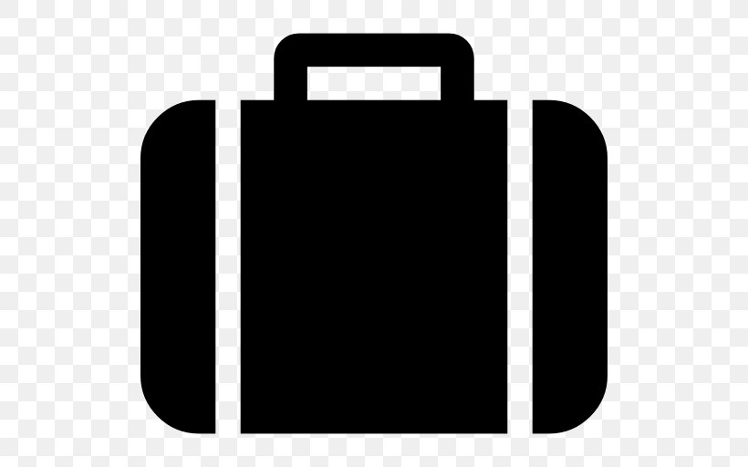Rectangle Black And White Black, PNG, 512x512px, Icon Design, Baggage, Black, Black And White, Brand Download Free