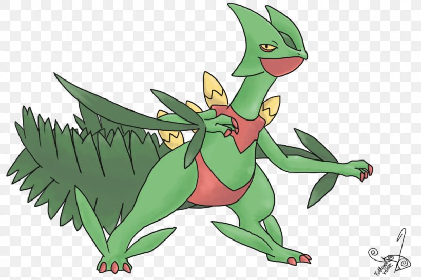 Pokémon X And Y Sceptile Treecko Grovyle, PNG, 1024x683px, Sceptile, Amphibian, Art, Cartoon, Deviantart Download Free