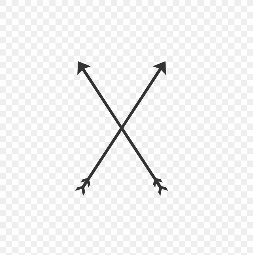 Simple Cross Arrow Drawing- Arrow Clipart., PNG, 1016x1024px, Stock Photography, Area, Art, Black, Black And White Download Free