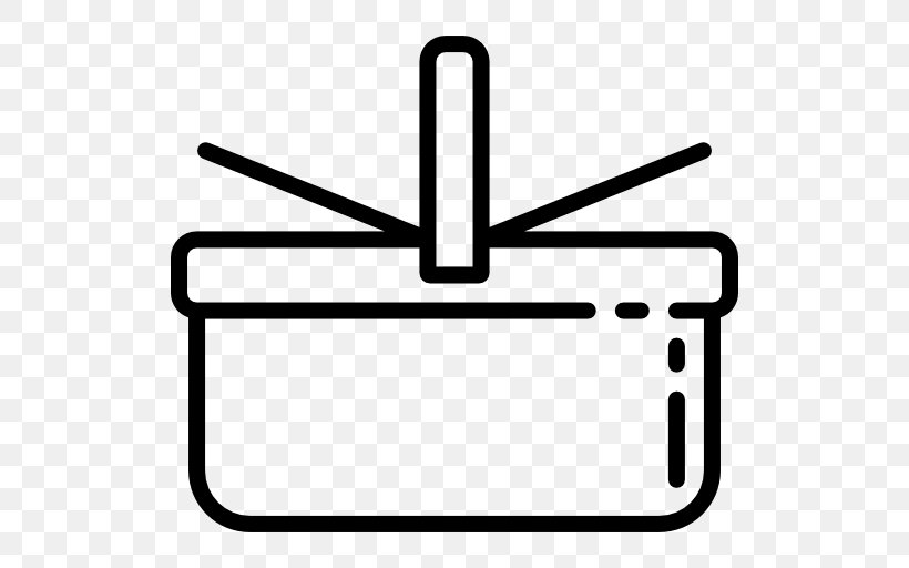 Clip Art, PNG, 512x512px, Picnic, Basket, Black And White, Rectangle, Symbol Download Free