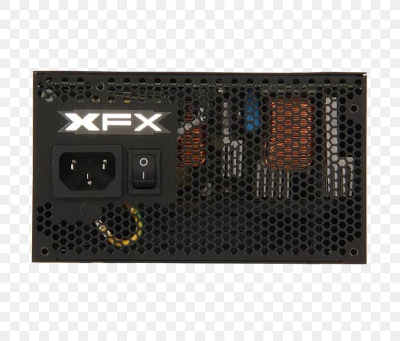 Power Converters Power Supply Unit 80 Plus XFX Electronics, PNG, 700x700px, 80 Plus, Power Converters, Ac Adapter, Atx, Computer Component Download Free