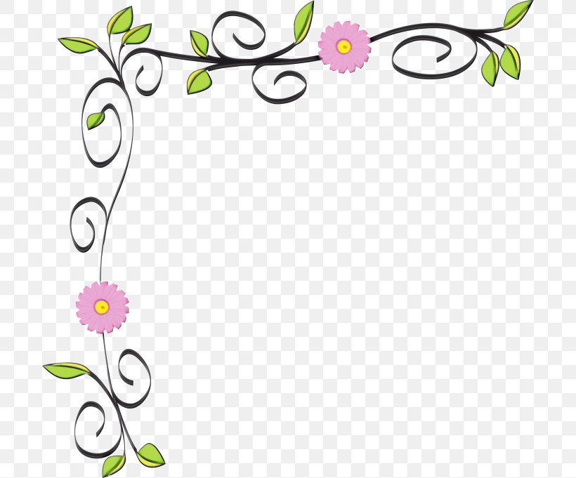 Watercolor Floral Frame, PNG, 700x681px, Watercolor, Borders And Frames, Celtic Design, Decorative Arts, Floral Design Download Free