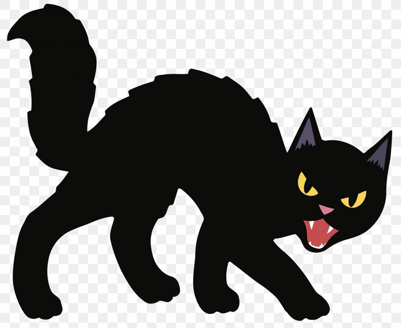 Black Cat Kitten Halloween Clip Art, PNG, 3200x2620px, Cat, Black, Black Cat, Carnivoran, Cat Like Mammal Download Free