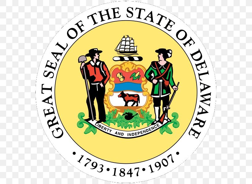 Flag Of Delaware California Great Seal Of The United States Nevada, PNG, 596x599px, Delaware, Area, Brand, California, Delaware General Assembly Download Free