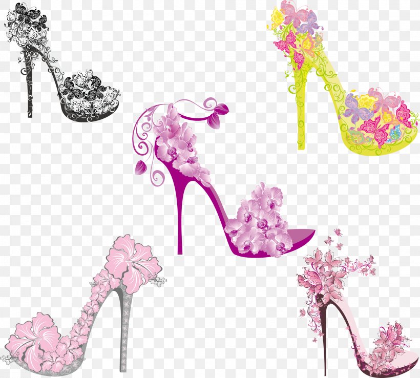 High-heeled Footwear Shoe Stock Photography Royalty-free, PNG, 2216x1997px, Highheeled Footwear, Art, Clothing, Fashion, Flower Download Free